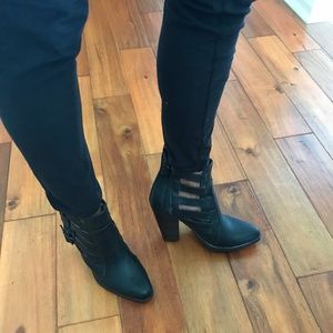 JustFab Belt Strap Bootie